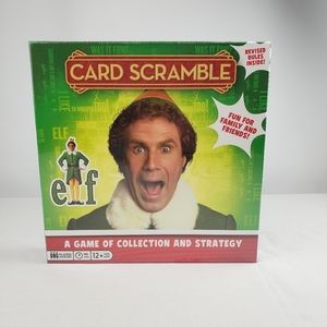 Elf card scramble board game brand new
